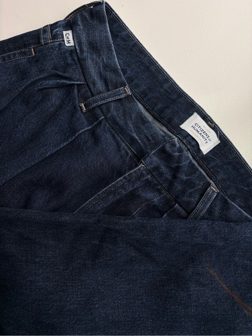Citizens Of Humanity Deep Indigo Oversized Jeans
